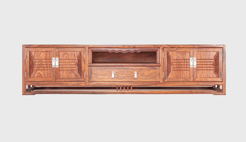 石家庄刺猬紫檀电视柜低柜现代中式全实木电视柜客厅高低柜